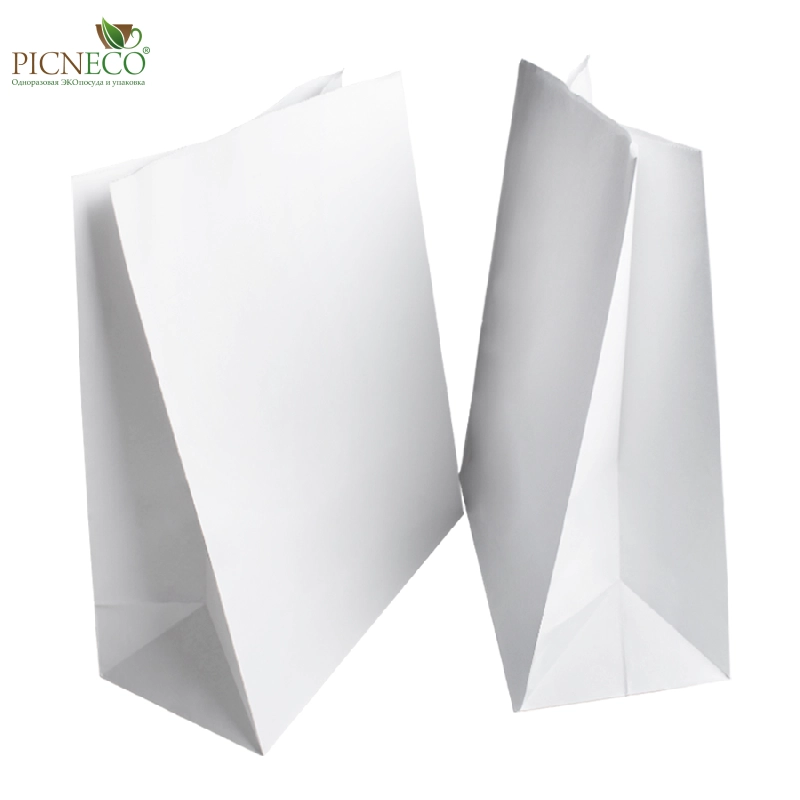 товар Бумажный пакет с прямоугольным дном, 260*150*340 мм, 65 г/м, белый BPD026